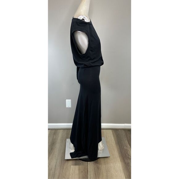 A.W.A.K.E. Mode Main Asymmetric Drape Maxi Dress Size Small $370 - Picture 7 of 12